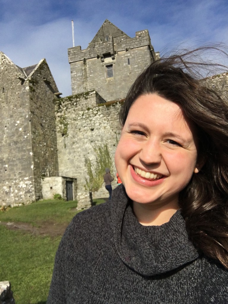 selfie with a castle