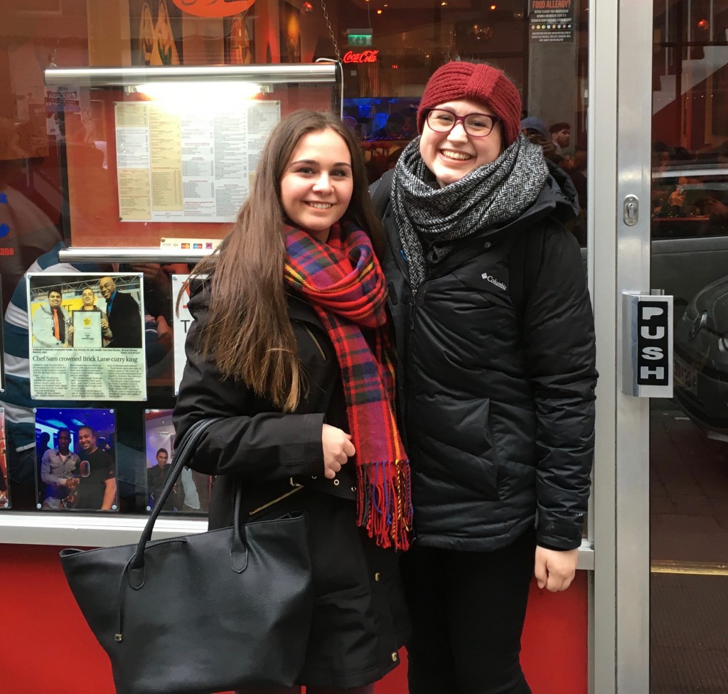 great catching up especially in such a funky part of London!