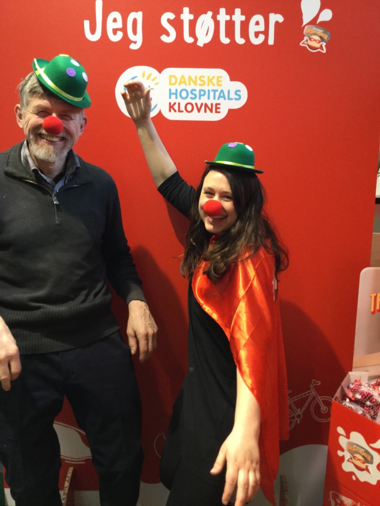 striking a pose with Peter