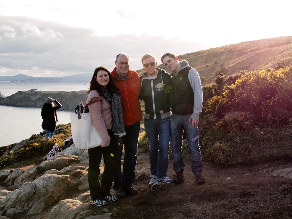 Howth Head with Tom, Conor and Ian
