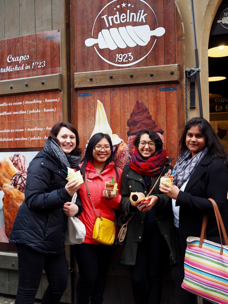 ice cream filled tredl