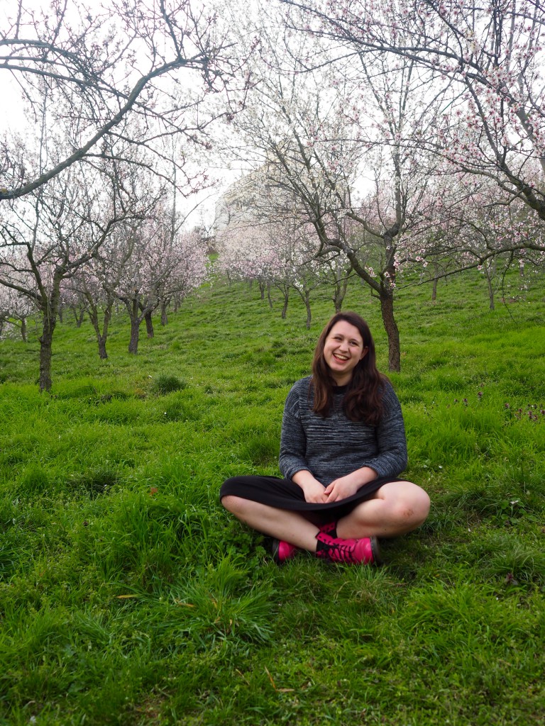 Prague [senior picture fake laugh]