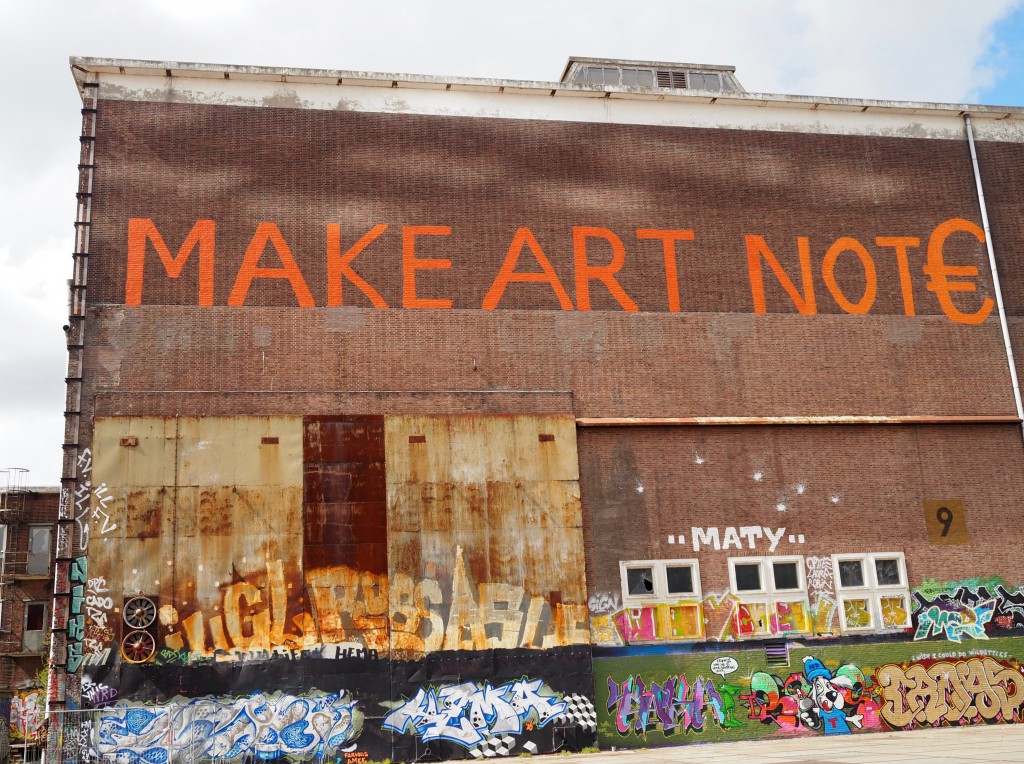 "make art not euros"